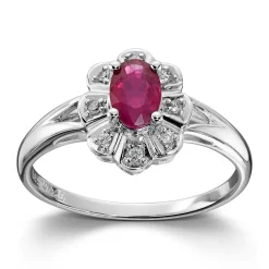 Ring Hvitt gull