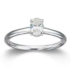 Ring Hvitt gull