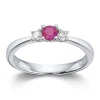 Ring Hvitt gull
