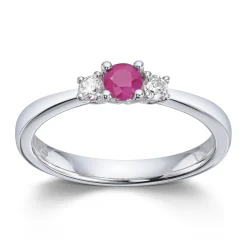 Ring Hvitt gull