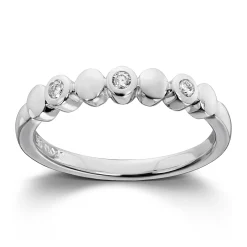 Ring Hvitt gull