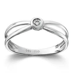 Ring Hvitt gull