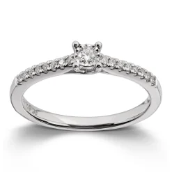 Ring Hvitt gull