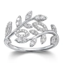Ring Hvitt gull