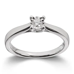 Ring Hvitt gull