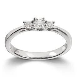 Ring Hvitt gull