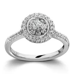 Ring Hvitt gull