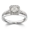 Ring Hvitt gull