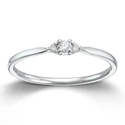 Ring Hvitt gull