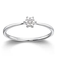 Ring Hvitt gull