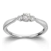 Ring Hvitt gull