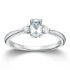 Ring Hvitt gull