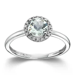 Ring Hvitt gull