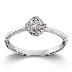 Ring Hvitt gull
