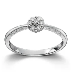 Ring Hvitt gull