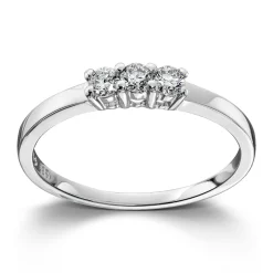 Ring Hvitt gull