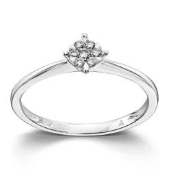 Ring Hvitt gull