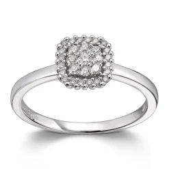 Ring Hvitt gull